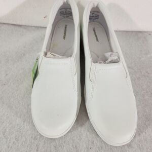 Grasshoppers Women's Comfort Shoes Low Heel Slip On JensenWhite Casual  Size 10